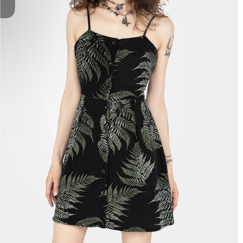 Disturbia Fern Button Dress